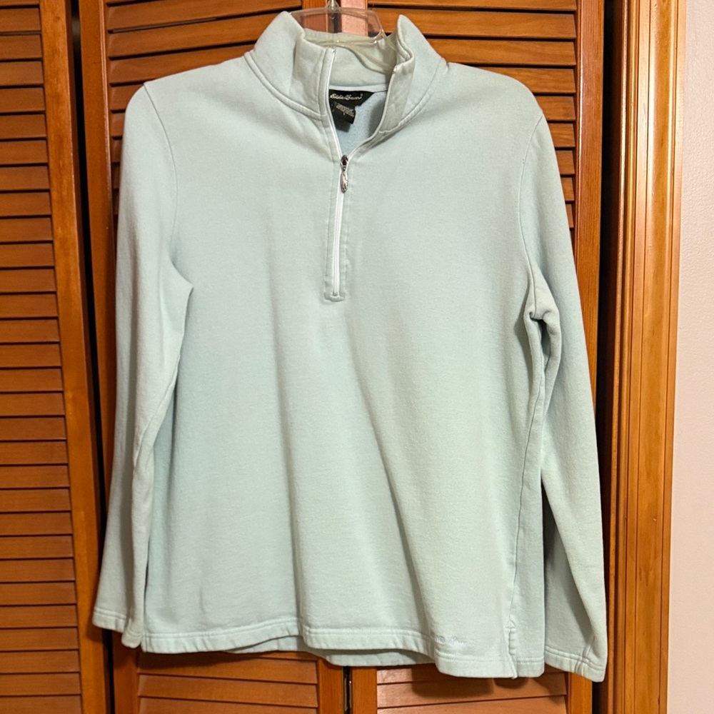 Eddie Bauer Women’s  Mint Zip-Up Sweater
